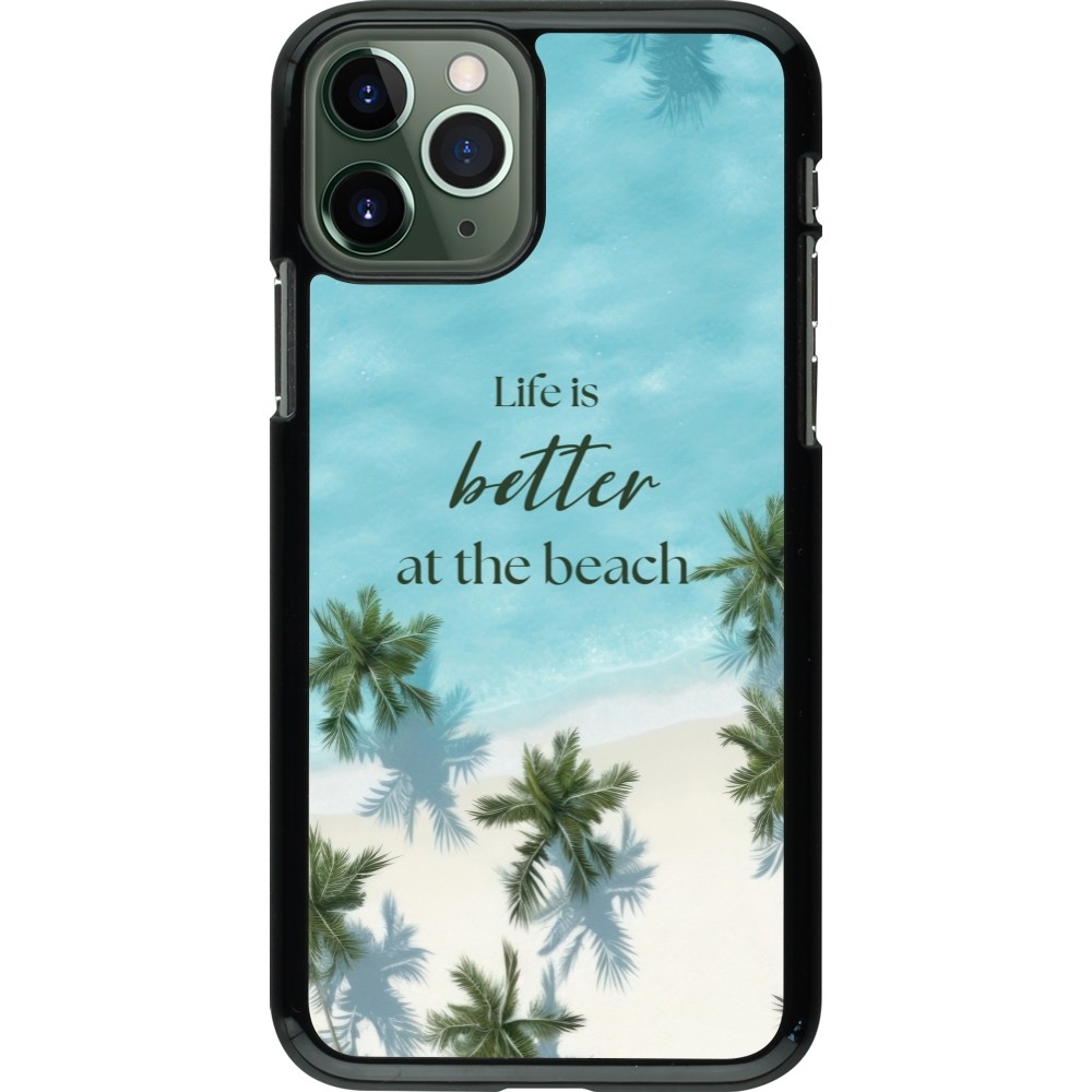 Coque iPhone 11 Pro - Summer 2025 Life is better at the beach