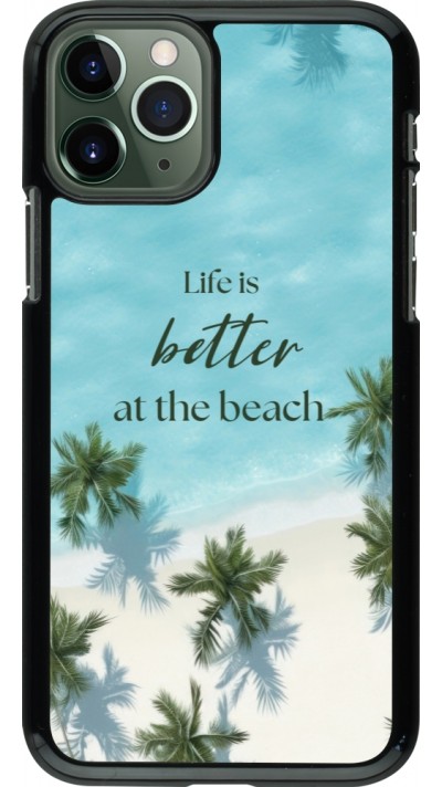 Coque iPhone 11 Pro - Summer 2025 Life is better at the beach