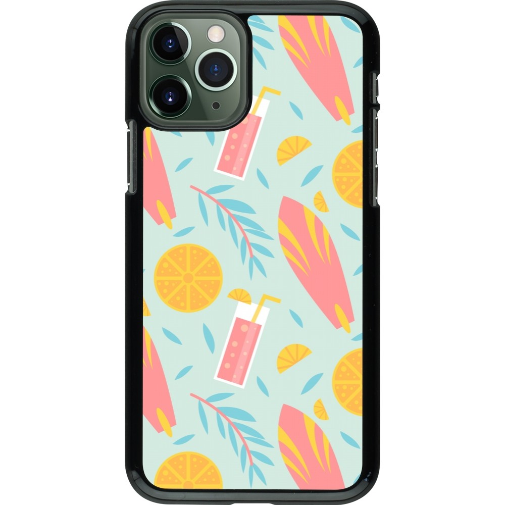 iPhone 11 Pro Case Hülle - Summer 2025 Pattern citron