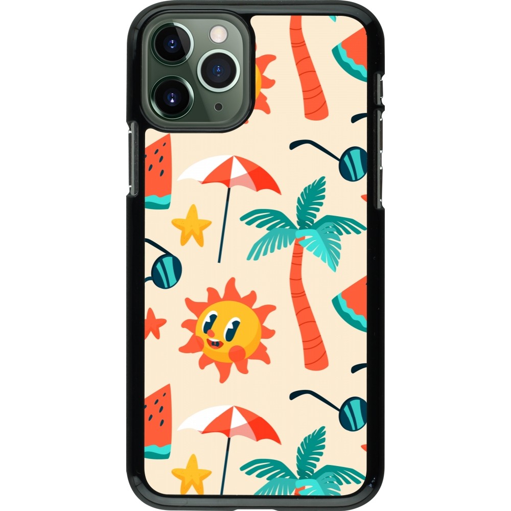 iPhone 11 Pro Case Hülle - Summer 2025 Pattern soleil