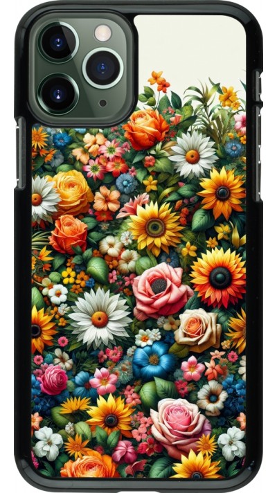 iPhone 11 Pro Case Hülle - Sommer Blumenmuster