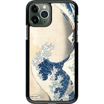 Coque iPhone 11 Pro - Tableau art - La Grande Vague de Kanagawa - Hokusai