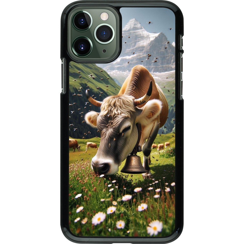 iPhone 11 Pro Case Hülle - Kuh Berg Wallis