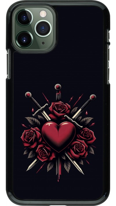 Coque iPhone 11 Pro - Valentine 2024 gothic love