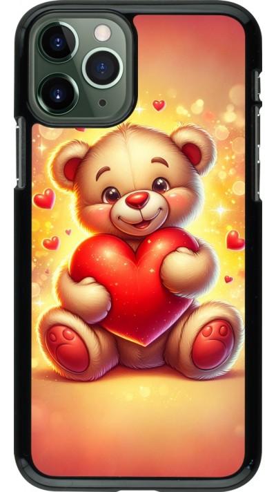 Coque iPhone 11 Pro - Valentine 2024 Teddy love