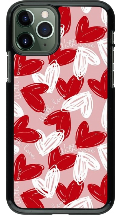 Coque iPhone 11 Pro - Valentine 2024 with love heart