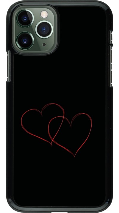 Coque iPhone 11 Pro - Valentine 2023 attached heart