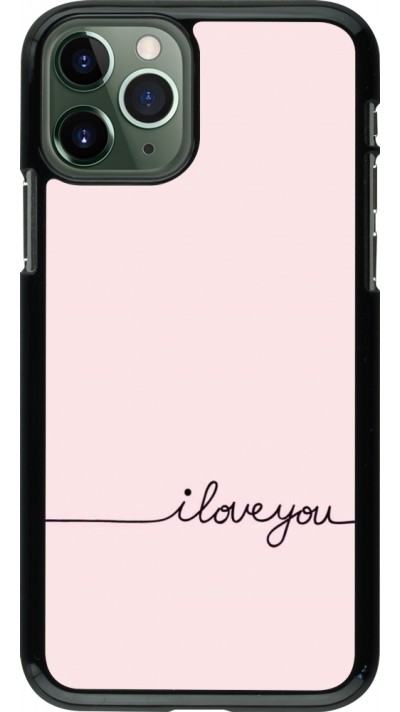 Coque iPhone 11 Pro - Valentine 2023 i love you writing