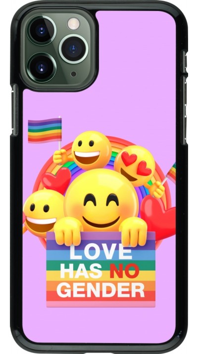 Coque iPhone 11 Pro - Valentine 2023 love has no gender