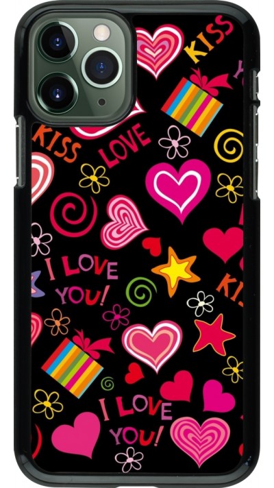 Coque iPhone 11 Pro - Valentine 2023 love symbols