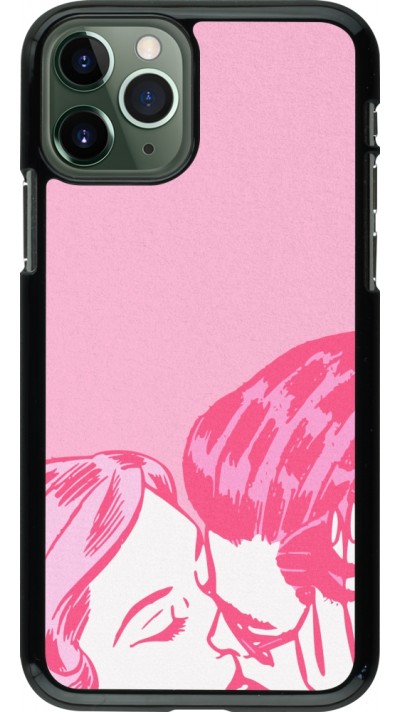 Coque iPhone 11 Pro - Valentine 2023 retro pink love