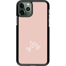 iPhone 11 Pro Case Hülle - Valentine 2023 three minimalist hearts