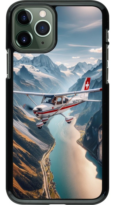 Coque iPhone 11 Pro - Vol Alpin Suisse
