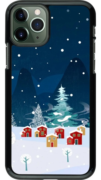 Coque iPhone 11 Pro - Winter 22 Small Town