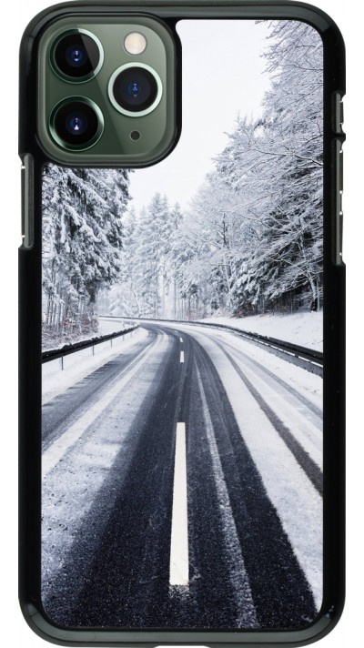 Coque iPhone 11 Pro - Winter 22 Snowy Road
