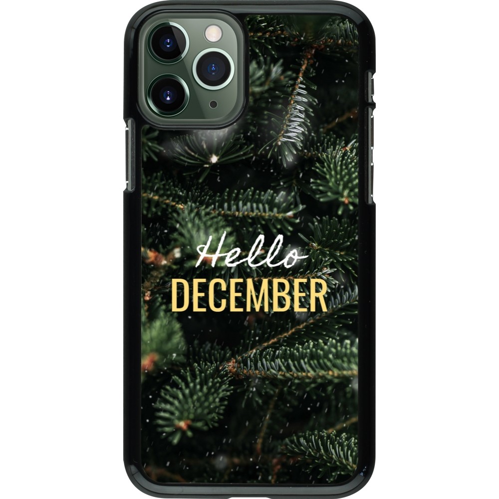 iPhone 11 Pro Case Hülle - Winter 25 Winter hello december