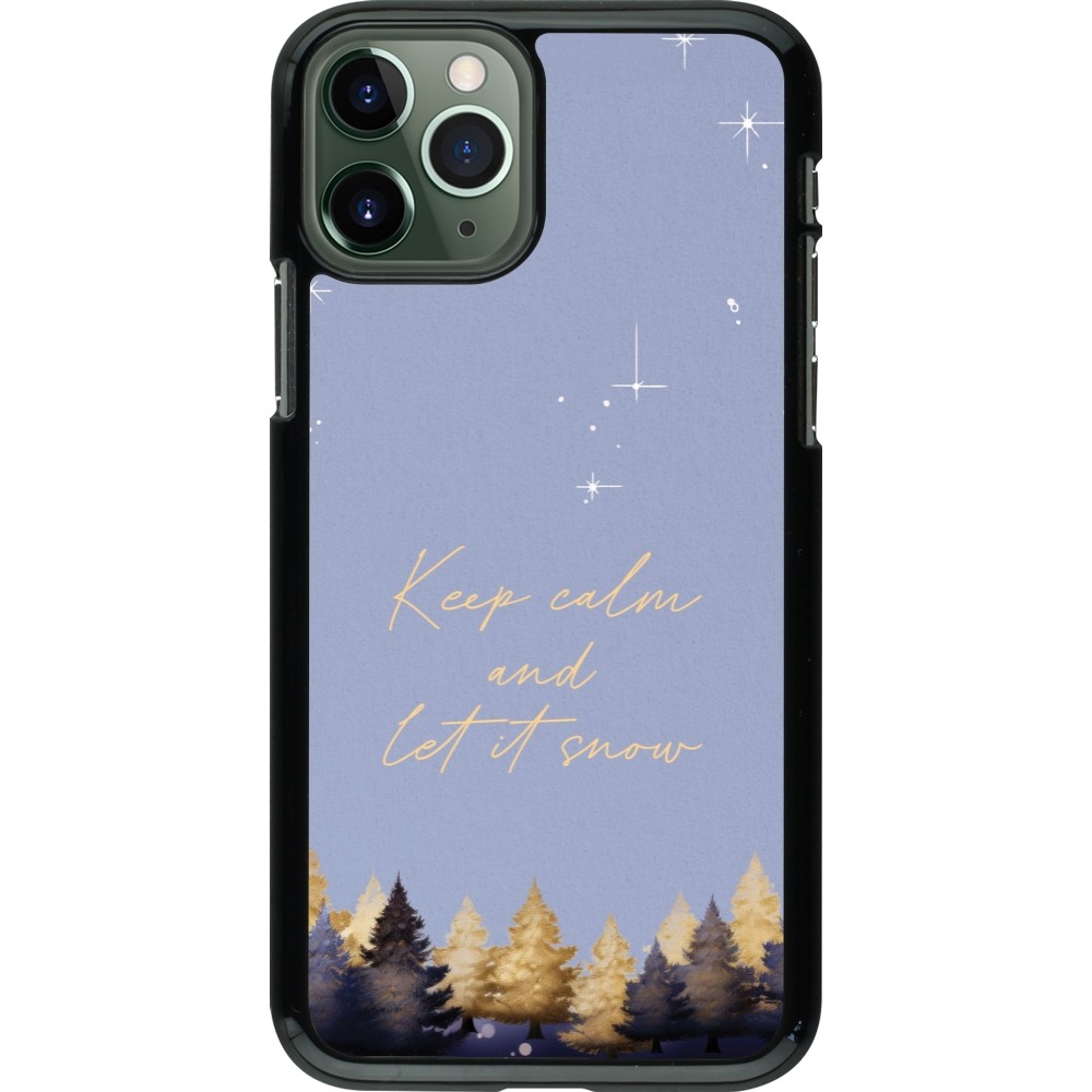 iPhone 11 Pro Case Hülle - Winter 25 Winter illustration of trees