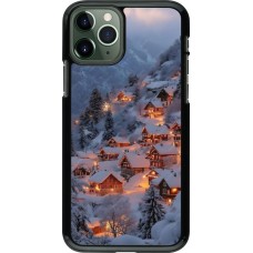 iPhone 11 Pro Case Hülle - Winter 25 Winter snowy village