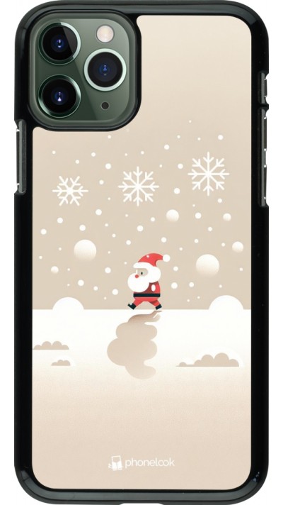 Coque iPhone 11 Pro - Noël 2023 Minimalist Santa