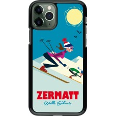 iPhone 11 Pro Case Hülle - Zermatt Ski Downhill