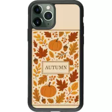 Coque iPhone 11 Pro - Silicone rigide noir Autumn 26 Hello autumn