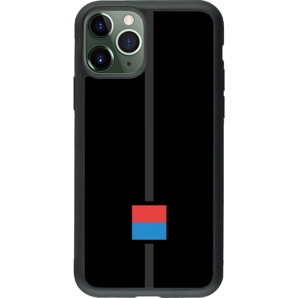 Coque iPhone 11 Pro - Silicone rigide noir Canton TI noir