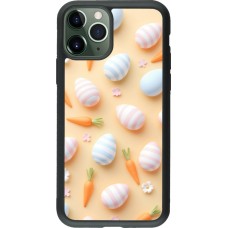 iPhone 11 Pro Case Hülle - Silikon schwarz Easter 2026 Pattern Easter