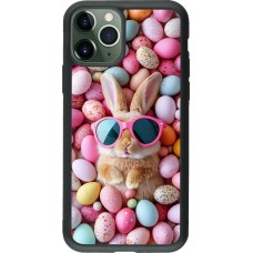 iPhone 11 Pro Case Hülle - Silikon schwarz Easter 2026 Rabbit fun