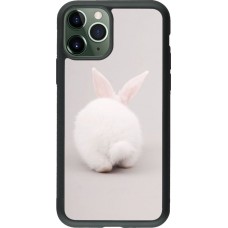 Coque iPhone 11 Pro - Silicone rigide noir Easter 2024 bunny butt
