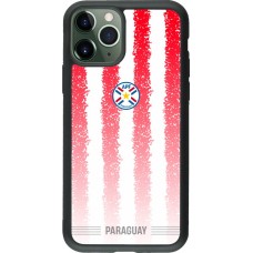iPhone 11 Pro Case Hülle - Silikon schwarz Paraguay 2026 personalisierbares Fussballtrikot