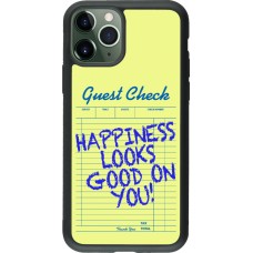 Coque iPhone 11 Pro - Silicone rigide noir Guest check 2026
