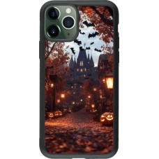 iPhone 11 Pro Case Hülle - Silikon schwarz Halloween 2025 Haunted house