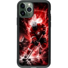 Coque iPhone 11 Pro - Silicone rigide noir Hockey World Championship Player
