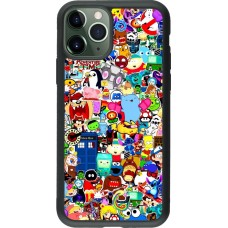Hülle iPhone 11 Pro - Silikon schwarz Mixed cartoons