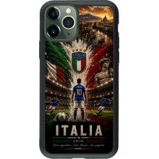 iPhone 11 Pro Case Hülle - Silikon schwarz Fussball Italien splash 2026