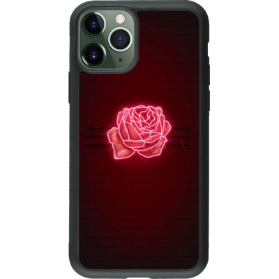 iPhone 11 Pro Case Hülle - Silikon schwarz Spring 23 neon rose