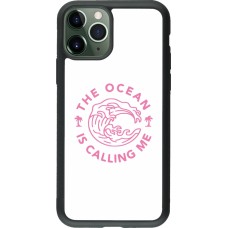 Coque iPhone 11 Pro - Silicone rigide noir The Ocean is calling me