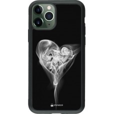 Hülle iPhone 11 Pro - Silikon schwarz Valentine 2022 Black Smoke