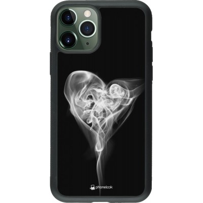 Hülle iPhone 11 Pro - Silikon schwarz Valentine 2022 Black Smoke