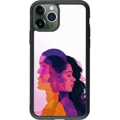 Coque iPhone 11 Pro - Silicone rigide noir Womens day 2026 10