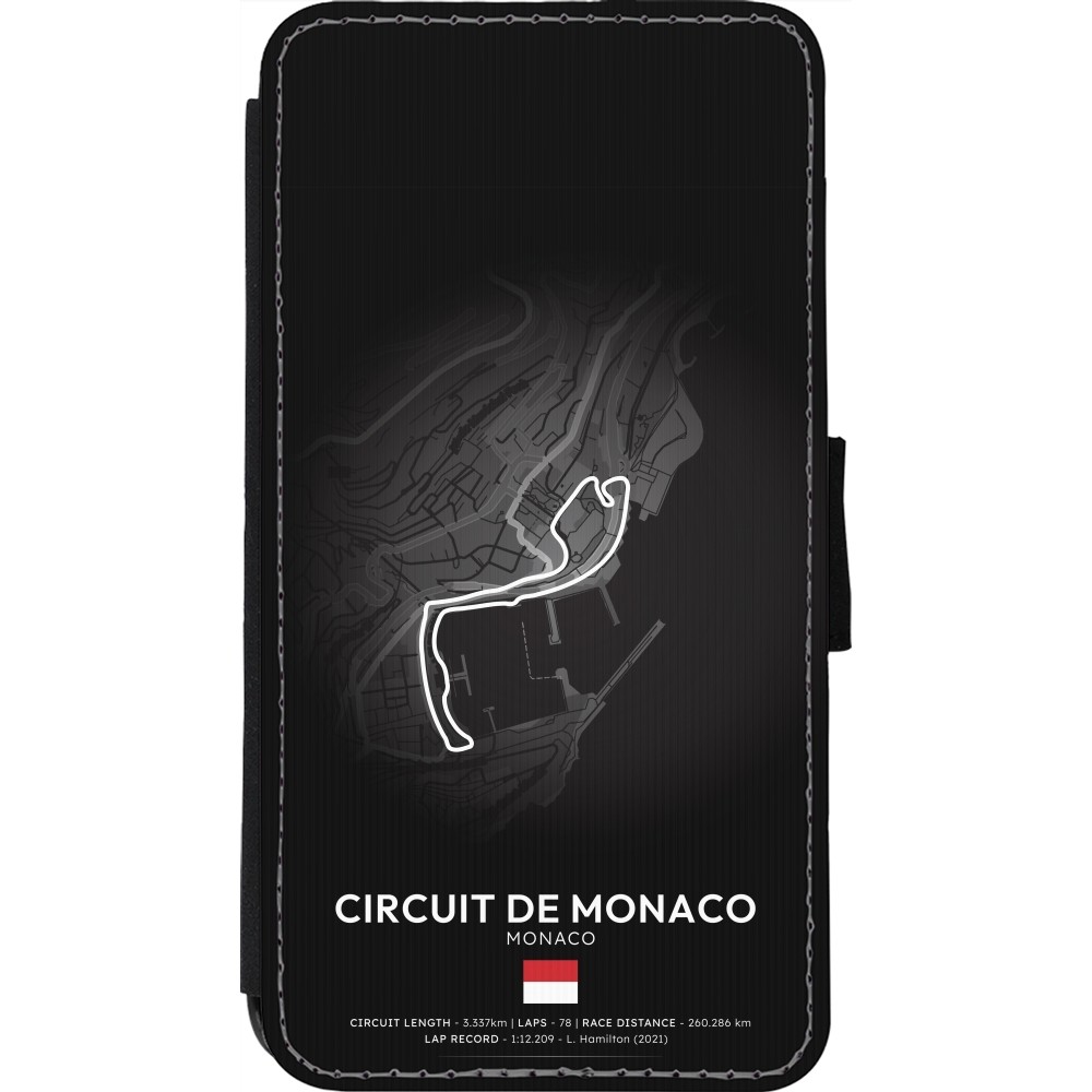 iPhone 11 Pro Case Hülle - Wallet schwarz F1 Track 2025 Monaco
