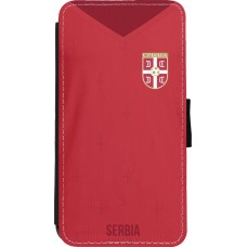 iPhone 11 Pro Case Hülle - Wallet schwarz Serbien 2022 personalisierbares Fussballtrikot