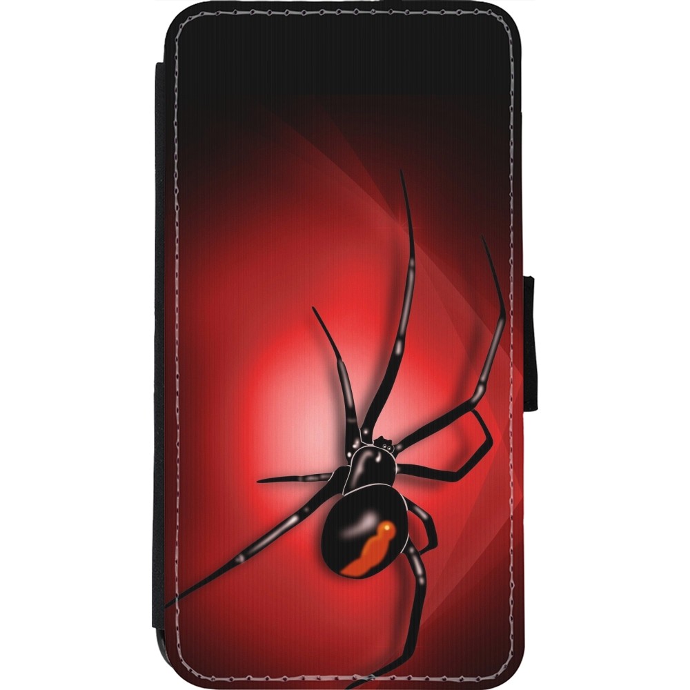 iPhone 11 Pro Case Hülle - Wallet schwarz Halloween 2023 spider black widow
