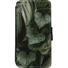 iPhone 11 Pro Case Hülle - Wallet schwarz Spring 23 fresh plants