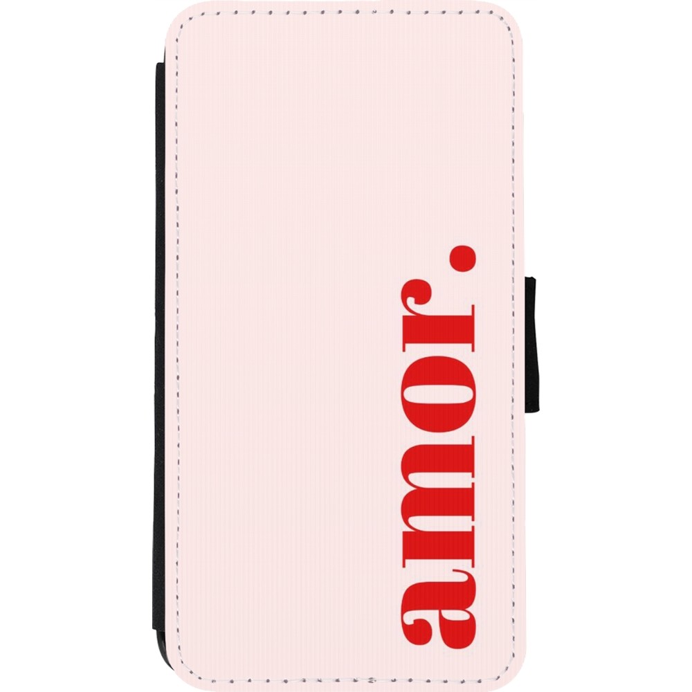 iPhone 11 Pro Case Hülle - Wallet schwarz Valentine 2024 amor