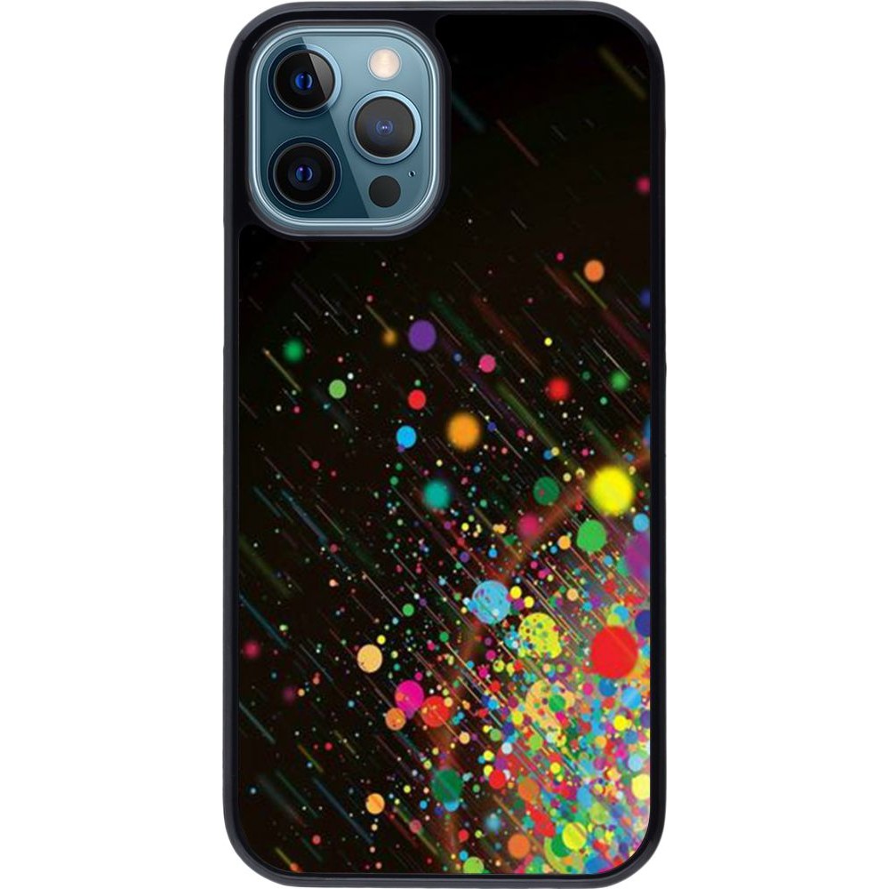 Coque iPhone 12 / 12 Pro - Abstract bubule lines