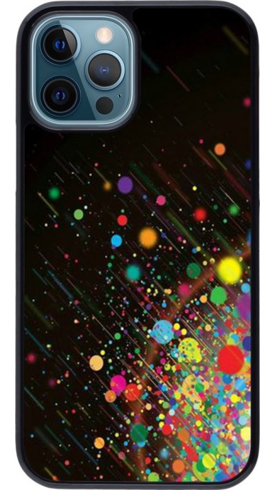 Coque iPhone 12 / 12 Pro - Abstract bubule lines