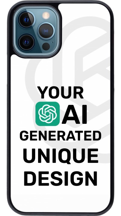 Coque iPhone 12 / 12 Pro - 100% unique générée par intelligence artificielle (AI) avec vos idées