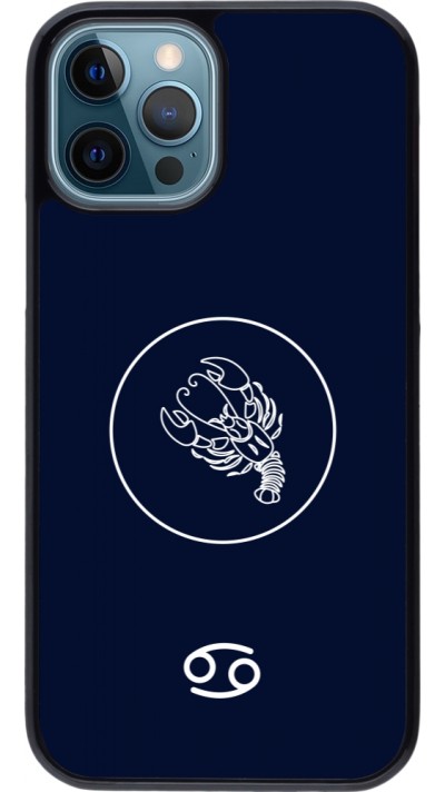 Coque iPhone 12 / 12 Pro - Astrologie Cancer