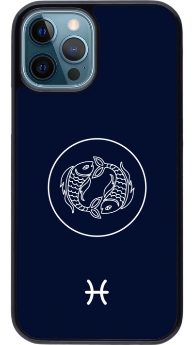 Coque iPhone 12 / 12 Pro - Astrologie Poissons